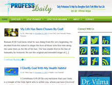 Tablet Screenshot of iprofessdaily.com